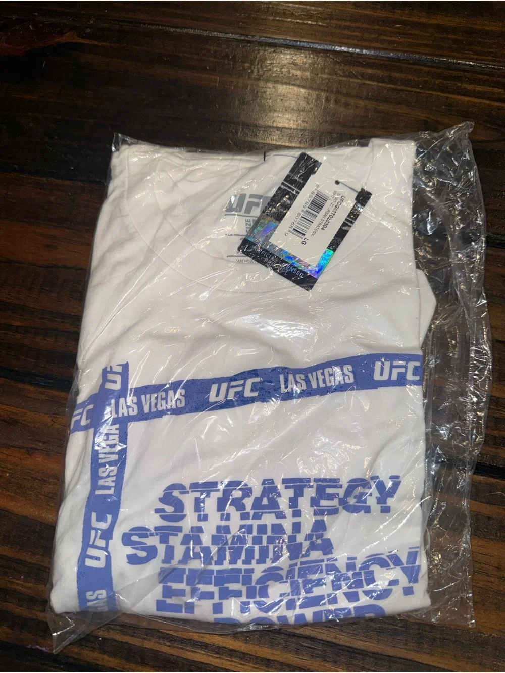UFC Official Strategy, Stamina, Efficiency, Power graphic tee
